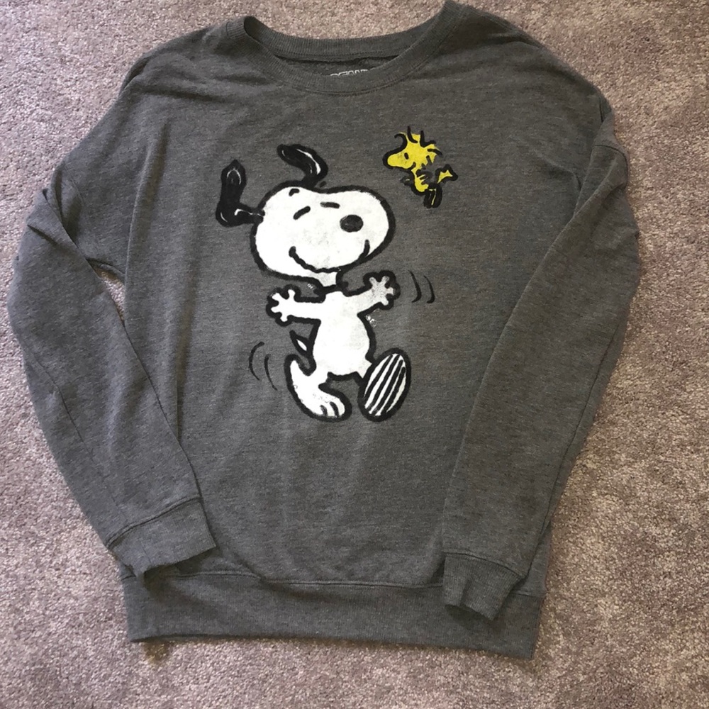 Juniors Snoopy Sweatshirt Size Small
